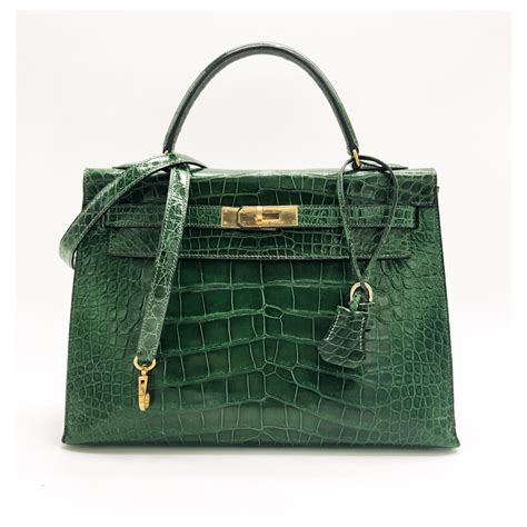 sac hermes vert cuir bandouliere|Femme Sacs et pochettes .